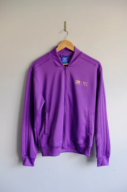 Giacca tuta Adidas Originals x Pharrell Williams viola trifoglio M 2015
