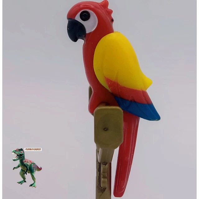 Figurine Playmobil Perroquet 3 - Oiseau Nature Forêt Animaux Ferme Zoo - Occasion Bon État