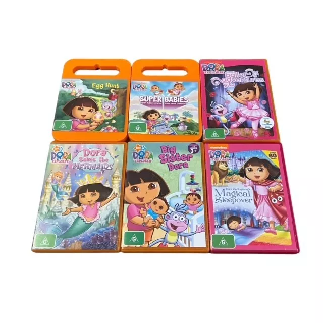 6X Lot Dora The Explorer DVD Bulk Collection DVDs Kids Children’s Region 4