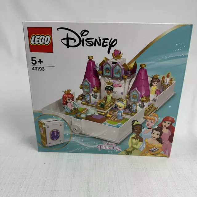 LEGO 43201 Ariel, Belle, Cinderella Tiana’s Storybook Adventures Disney Retired