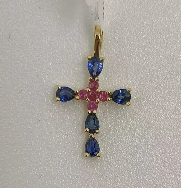 Pendentif Art Déco Argenté Avec Pierre Style Rubis (rose/mauve) - 20 X 18 Mm