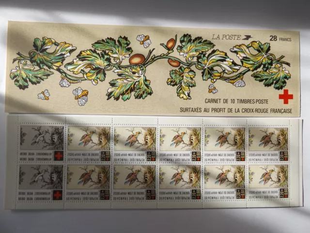 carnet de 10 timbres france neufs. Soierie de Lyon  1989  N°2038