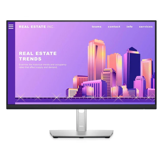 DELL P2422H 60,5cm (23,8") FHD IPS Monitor HDMI/DP/VGA 60Hz 5ms 16:9 Pivot USB