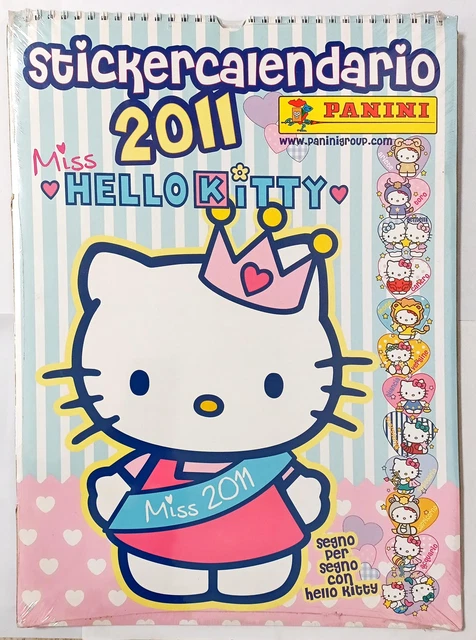 Hello Kitty Sticker Calendario 2011 Panini