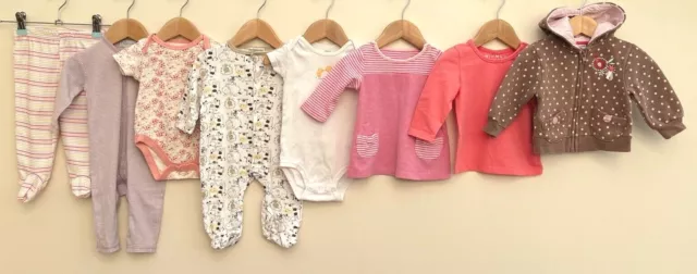 Baby Girls Bundle Of Clothing Age 3-6 Months Kiabi Baby M&S Mini Club