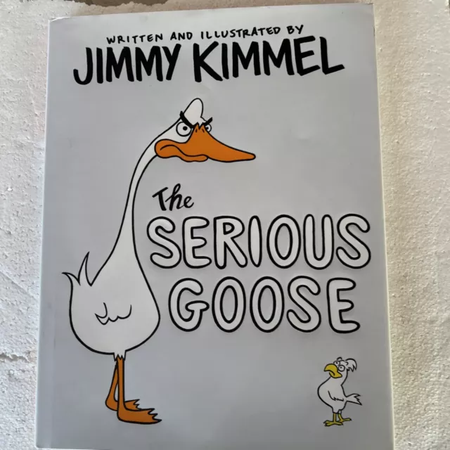 Jimmy Kimmel Signed Autographed Hardcover Book The Serious Goose JSA COA