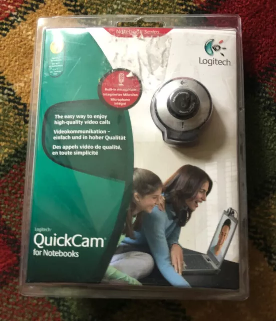 Logitech Quickcam For Notebooks With Built In Microphone - Brand New And Sealed