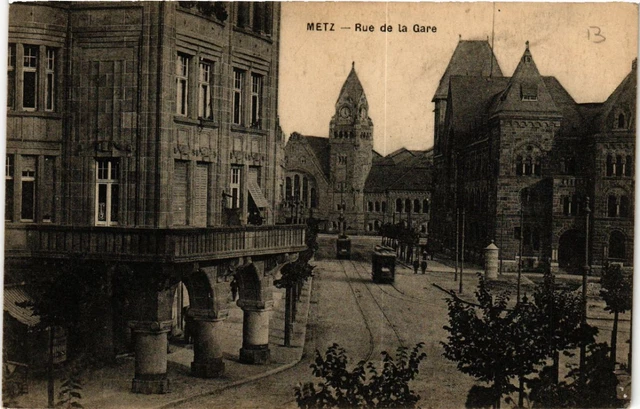 CPA AK METZ - Rue de la Gare (651028)