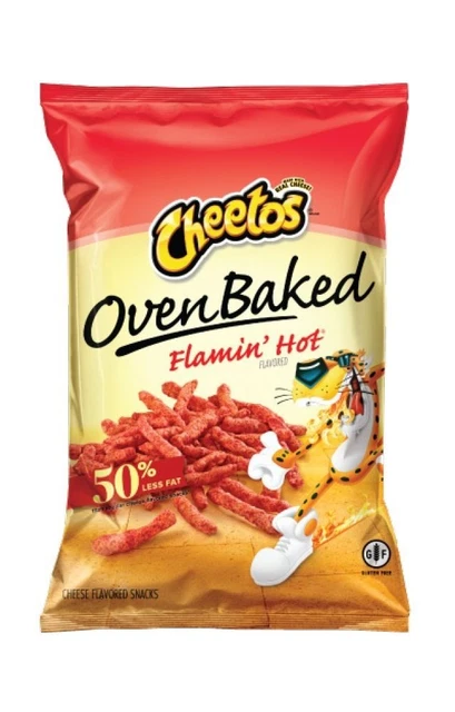 Four Baked Flamin' Chaud Cheetos, 44.4ml Sacs (Paquet De 48)