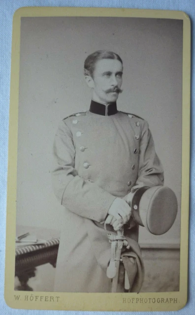 CdV Preussische KRIEGSAKADEMIE BERLIN 1886 - 1889 von Höffert Hannover Dresden
