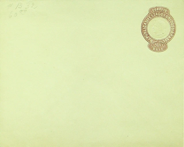 Sephil Brazil 200 Reis Fein Ungebraucht Postal Briefpapier Umschlag
