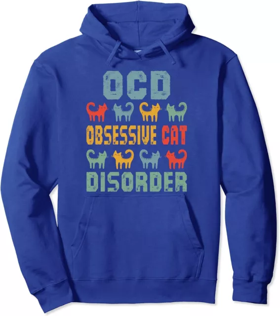 OCD Obsessive Cat Disorder Funny Cat Lover Gift Unisex Hooded Sweatshirt