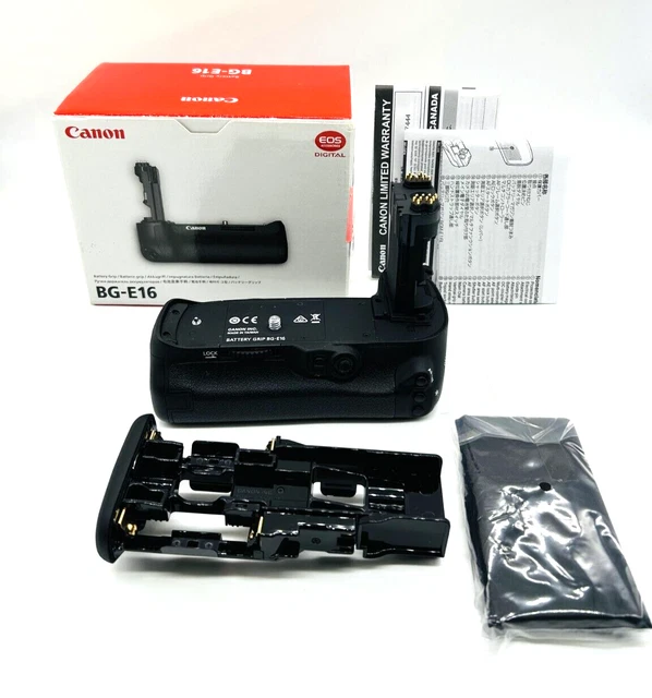 [Near Mint W/Box ] Canon Battery Grip BG-E16 for Canon EOS 7D Mark II Japan #163