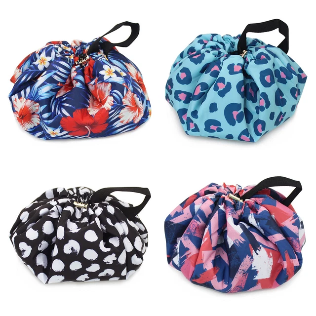 Portable Makeup Drawstring Bag Storage Travel Toiletry Cosmetic Make-up Bags