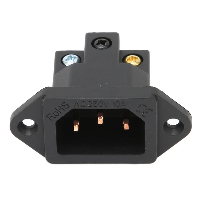 Pure Plug Socket IB70(C) PURE COPPER IEC Female Power Socket Panel Mount Plug Powe OBF ...