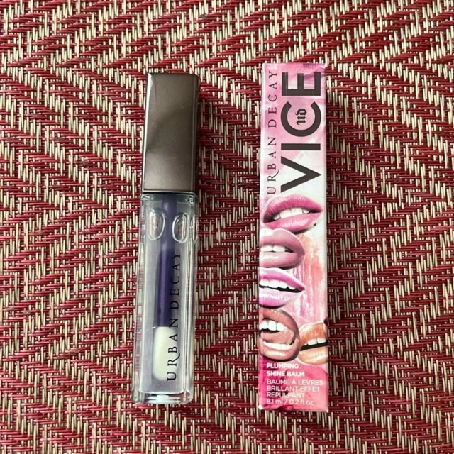 NEW Urban Decay Vice Plumping Shine Balm in Clear Coconut Water
