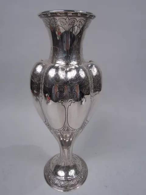 Tiffany Vaso 11579 Antico Vittoriano Classica Americana Argento Sterling 1902/7