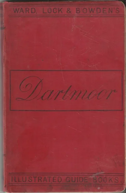 VERY EARLY WARD LOCK RED GUIDE - DARTMOOR (DEVON) - 1895 - 1st edit. - VERY RARE