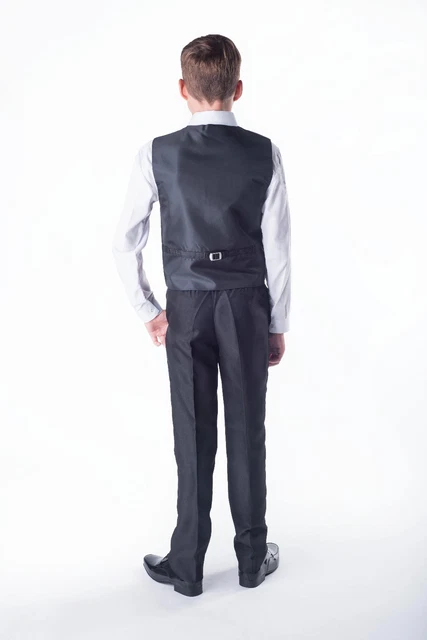 Abiti per ragazzo 5 pezzi abito da sposa pagina ballo bambino festa formale 3 colori 4