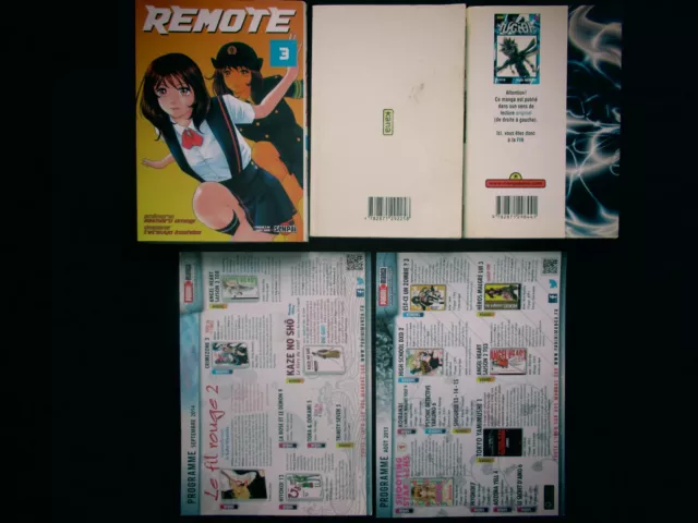 Lot Remote 3 / Yu-Gi-Oh 3 Et 28 + 3 Programmes Panini Manga & Marvel 2