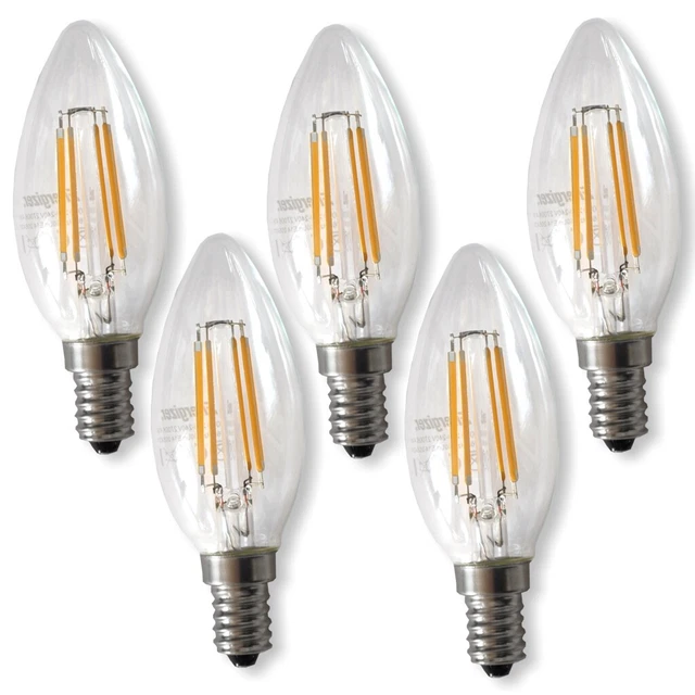5 Stück Energizer LED Kerze E14 4W 2700K