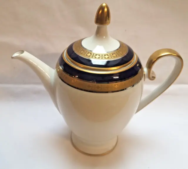 Hutschenreuther Kaffeekanne -modell drache- Echt Kobalt! Echtgold Vintage Rar
