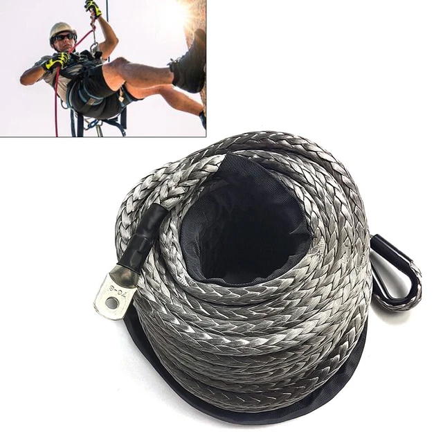 Seil Winde 10,8T Windenseil Dyneema Forst Synthetik Kunststoff Seil 23809LBS
