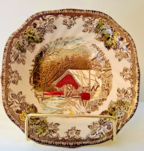 Johnson Bros Brothers Friendly Village Square Cereal Bowl 6" The Covered Bridge