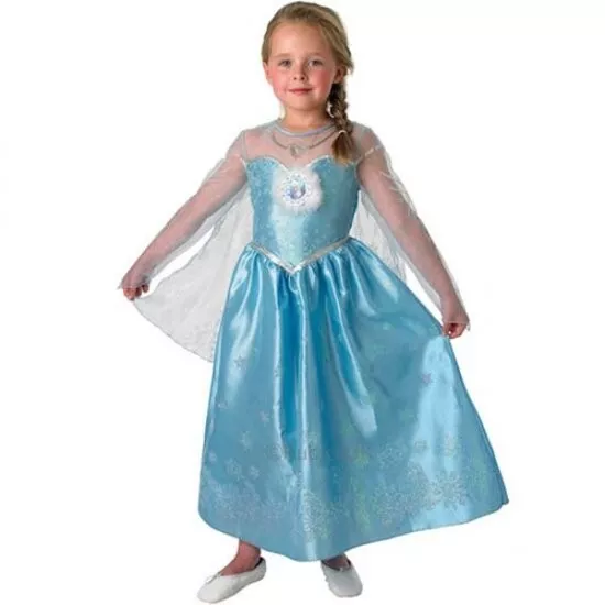 Rubie's Disney Frozen Elsa Deluxe Fancy Dress Child Costume Large 5-6 Years