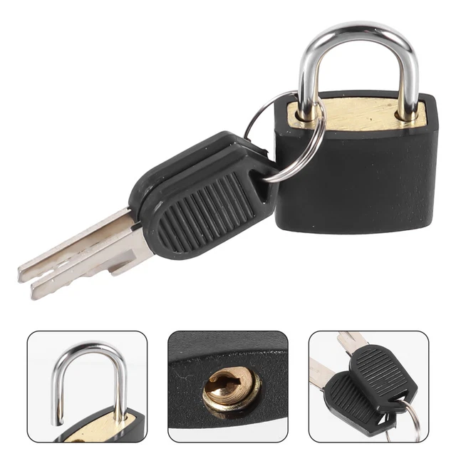 8 pz lucchetto porta portatile chiave da viaggio lucchetto valigia notebook