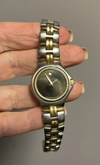 Orologio Donna Vintage Movado Museum Oro Non Funzionante