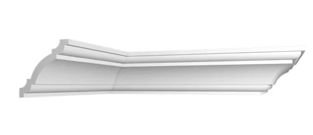 Styroporleisten Zierleisten Stuckleisten Eckleiste 22 Meter+4 Ecken (80x80mm) Z7