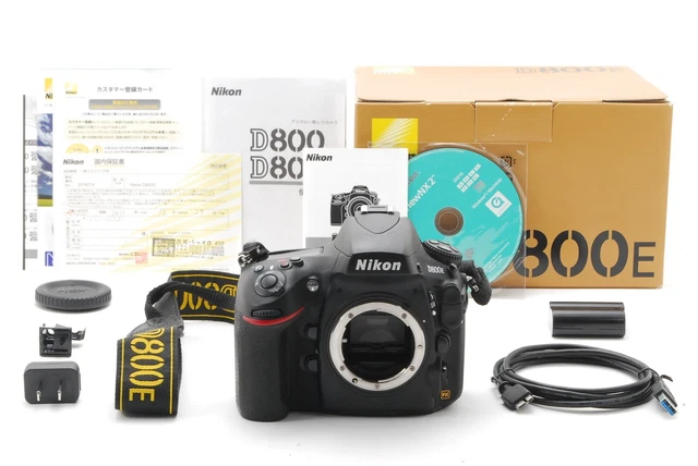 Near Mint w/ Box Nikon D800E 36.3MP DSLR Digital Camera Body from Japan
