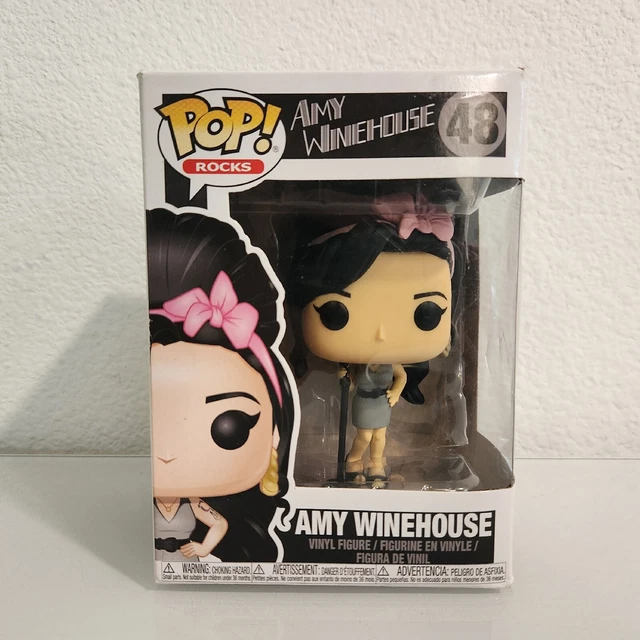 Funko Pop Amy Winehouse Collectible Figure #48 Pop! Rocks Vaulted DAMAGED BOX Funko Pop Amy Winehouse Collectible Figure #48 Pop! Rocks Vaulted DAMAGED BOX