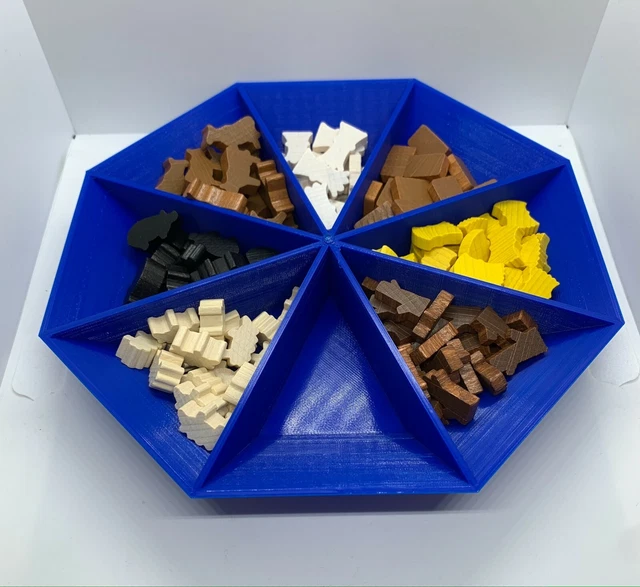 3D PRINTED BOARD Game Octagonal Token Tray / Arts and Crafts / DIY - 36 ...
