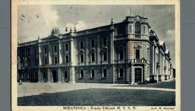 Modena Mirandola Scuola Ufficiali M.V.S.N. F. piccolo  spedita