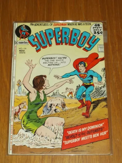 Superboy #179 Fn- (5.5) Dc Comics November 1971 48 Pages