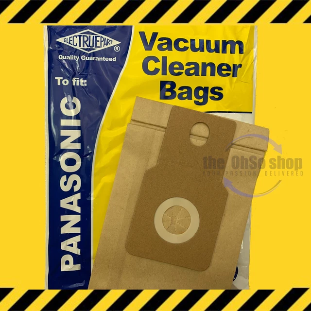 Paxanpax VB453 Sacchetti Di Carta Per Aspirapolvere – Compatibili Panasonic U2E/U20E/U20AB, MCE, MCUG300, Serie Upright (Confezione Da 5)