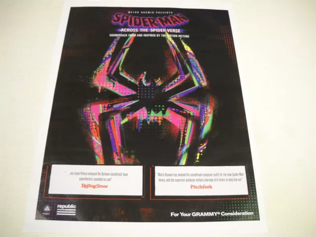 SPIDER MAN Across The Spider Verse hype quotes 2023 Promo Poster Ad