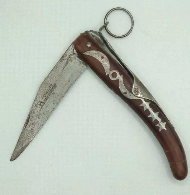 OLD OKAPI KNIFE MADE IN GERMANY FOLDING UTILITY POCKET KNIFE PAPER