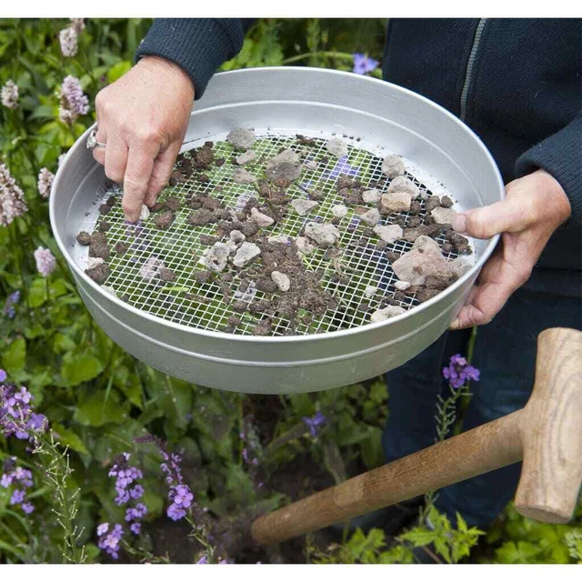 Maximex Tamis De Jardin Avec Passoire Réglable - Surface Extra Large