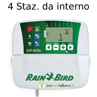 Centralina irrigazione Programmatore Rain Bird ESP RZXe6i e RZXe8i da interno 3