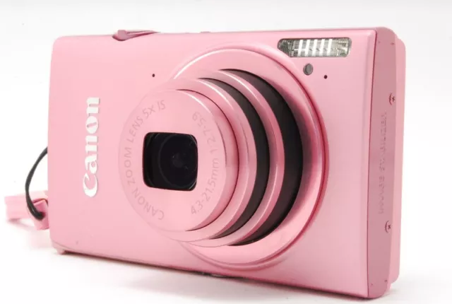 [MINT] Canon Digital Camera IXY 430F Powershot Pink Zoom 16.1MP Wi-Fi From JAPAN