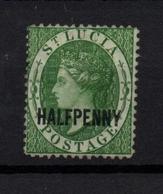 St Lucia 1882 1/2d green SG25 mint MH WS29235