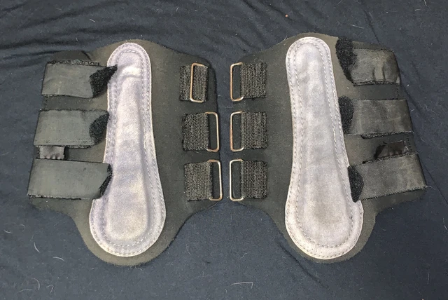 Neo Pro Tek Splint Boots Galloping Boots Black Horse Tack 10 inches Neo Pro Tek Splint Boots Galloping Boots Black Horse Tack 10 inches