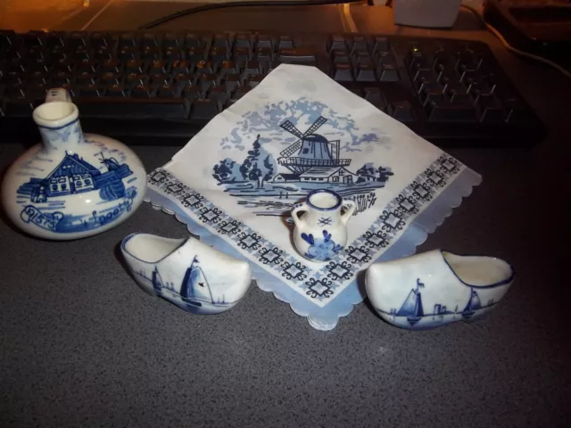 delft dutch china 3 pieces