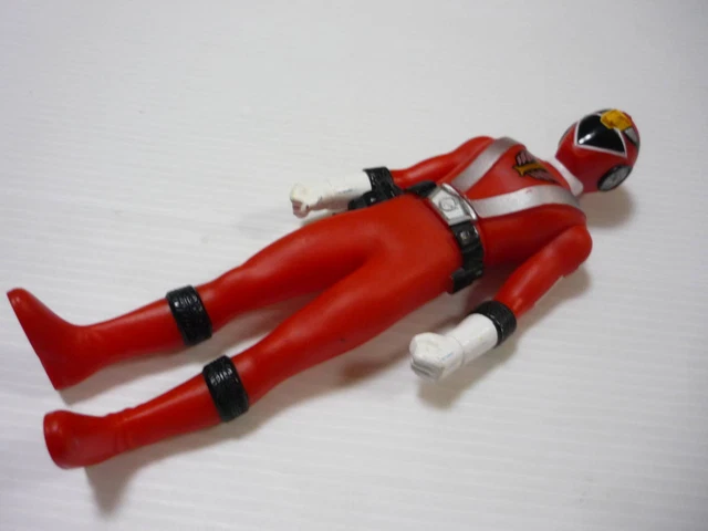 Tube 01 Soft Vinyl Go On Red 2007 About 17Cm Engine Sentai Go-Onger Super Specia