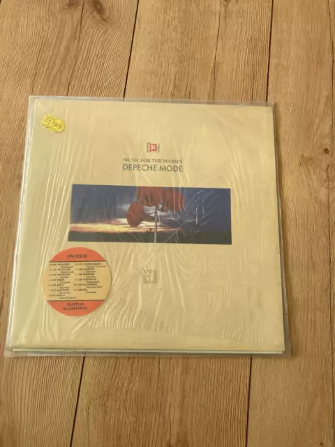 DEPECHE MODE LP,music for the Masses blue Vinyl,TOP/deutscher Tour Aufkleber `87