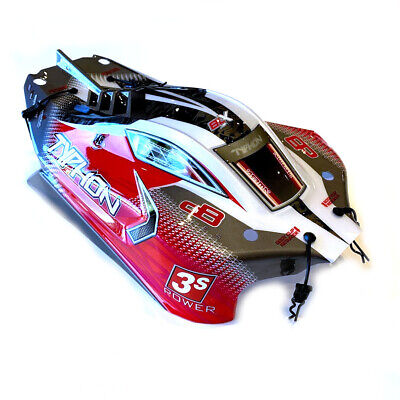 TYPHON 4X4 BLX CORPO RIFINITO VERNICIATO DECALCO ROSSO Arrma AR402274 