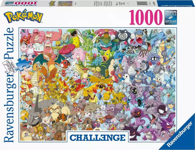 Ravensburger Pokémon 1000 Piece Challenge Jigsaw Puzzle for Adults and Kids Age